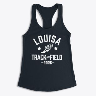 Louisa May Alcott Elementary School Track and Field Women's Racerback Tank