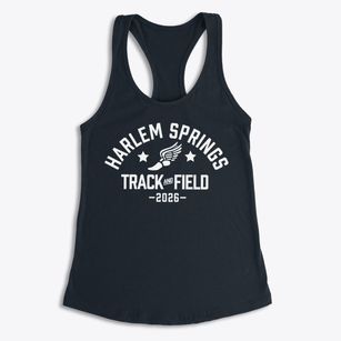 Harlem Springs Elementary School Track and Field Women's Racerback Tank
