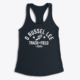 D Russel Lee Career Center Track and Field Women's Racerback Tank