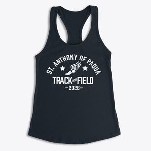 St Anthony Of Padua Parish Track and Field Women's Racerback Tank
