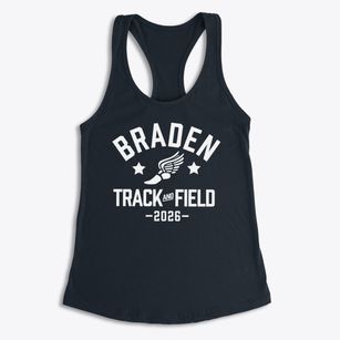 Braden Middle School Track and Field Women's Racerback Tank