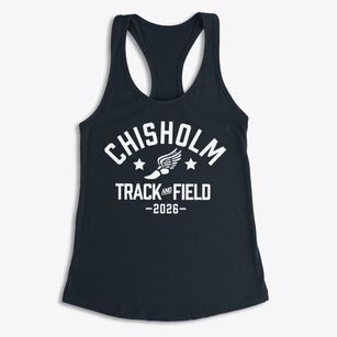 Chisholm Elementary School Track and Field Women's Racerback Tank