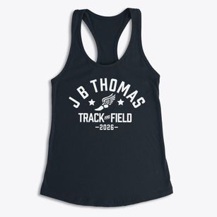 J B Thomas Middle School Track and Field Women's Racerback Tank