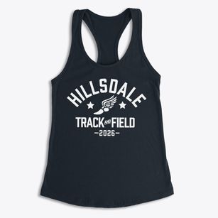 Hillsdale Elementary School Track and Field Women's Racerback Tank
