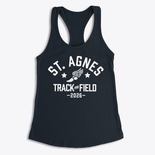 Saint Agnes Academy Track and Field Women's Racerback Tank