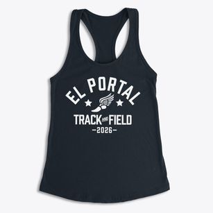 El Portal Elementary School Track and Field Women's Racerback Tank
