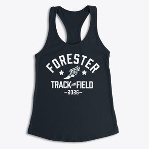 Forester Elementary School Track and Field Women's Racerback Tank