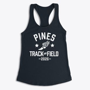 Pines Montessori School Track and Field Women's Racerback Tank