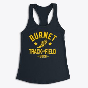 Burnet Middle School Track and Field Women's Racerback Tank
