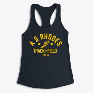 A S Rhodes Elementary School Track and Field Women's Racerback Tank
