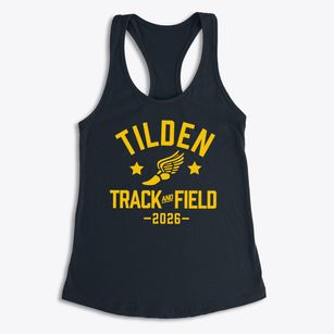Tilden School Track and Field Women's Racerback Tank