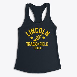 Lincoln Elementary School Track and Field Women's Racerback Tank