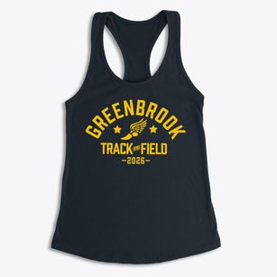Greenbrook Elementary School Track and Field Women's Racerback Tank