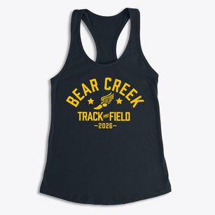 Bear Creek School Track and Field Women's Racerback Tank