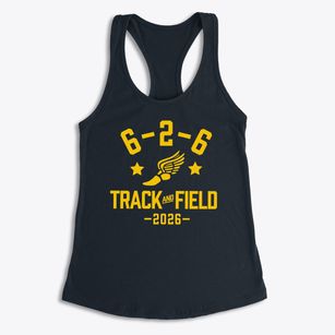 6-2-6 Magnet School Track and Field Women's Racerback Tank