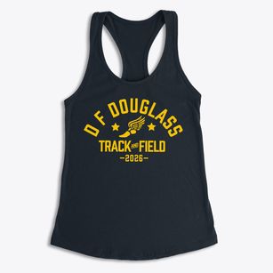 D F Douglass Alternative Center Track and Field Women's Racerback Tank
