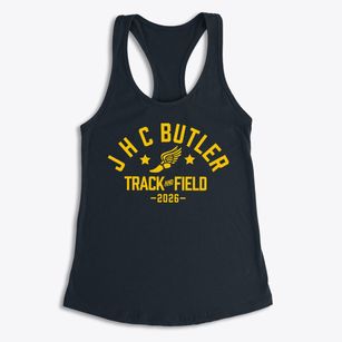 J H C Butler Elementary School Track and Field Women's Racerback Tank