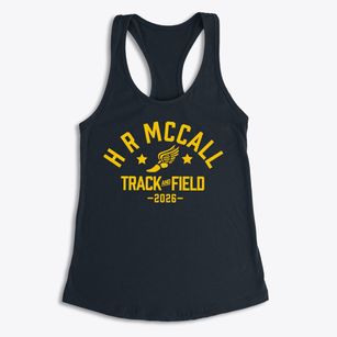 H R Mccall Elementary School Track and Field Women's Racerback Tank