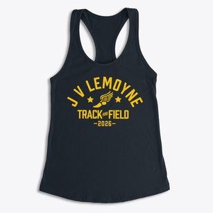 J V Lemoyne Elementary School Track and Field Women's Racerback Tank