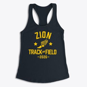 Zion Lutheran School Track and Field Women's Racerback Tank