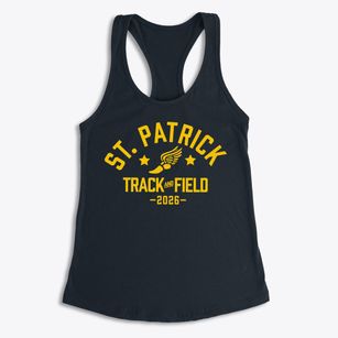 St Patrick Parish Track and Field Women's Racerback Tank