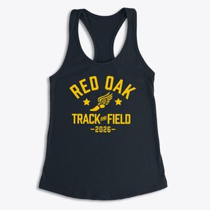 Red Oak Middle School Track and Field Women's Racerback Tank