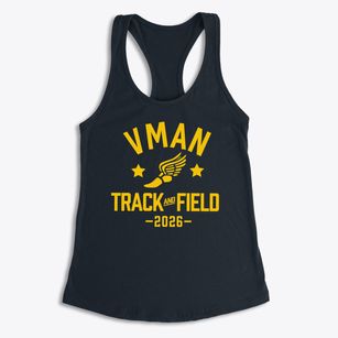 Vman Track and Field Women's Racerback Tank