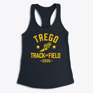 Trego Community High School Track and Field Women's Racerback Tank