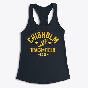 Chisholm Middle School Track and Field Women's Racerback Tank