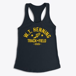 W.t. Henning Elementary Track and Field Women's Racerback Tank