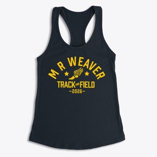 M R Weaver Elementary School Track and Field Women's Racerback Tank