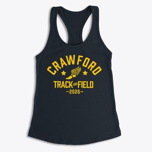 Crawford Elementary School Track and Field Women's Racerback Tank