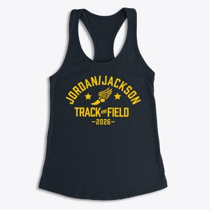 Jordan/jackson Elementary School Track and Field Women's Racerback Tank