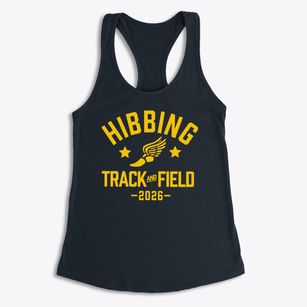 Hibbing High School Track and Field Women's Racerback Tank