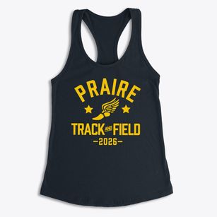 Praire Lutheran School Track and Field Women's Racerback Tank