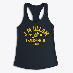 J M Ullom Elementary School Track and Field Women's Racerback Tank