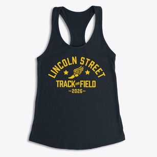 Lincoln Street Elementary School Track and Field Women's Racerback Tank