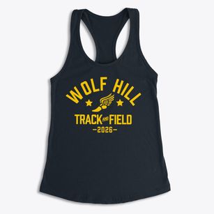 Wolf Hill Elementary School Track and Field Women's Racerback Tank