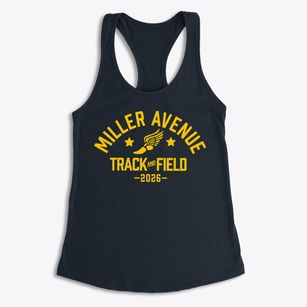 Miller Avenue Elementary School Track and Field Women's Racerback Tank
