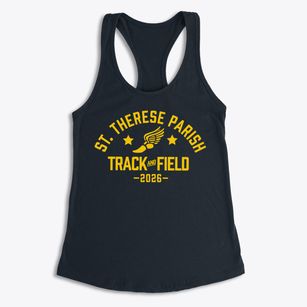 St Therese Parish Track and Field Women's Racerback Tank