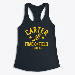 Carter High School Track and Field Women's Racerback Tank