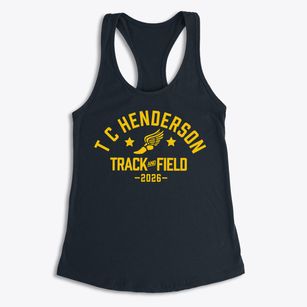 T C Henderson Elementary School Track and Field Women's Racerback Tank