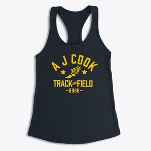 A J Cook Elementary School Track and Field Women's Racerback Tank