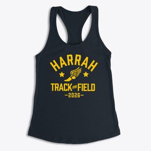 Harrah Middle School Track and Field Women's Racerback Tank