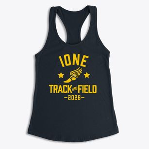 Ione School Track and Field Women's Racerback Tank