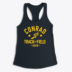 Emmet J Conrad High School Track and Field Women's Racerback Tank