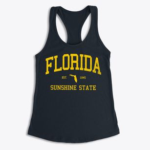  Florida Slogan Women's Racerback Tank