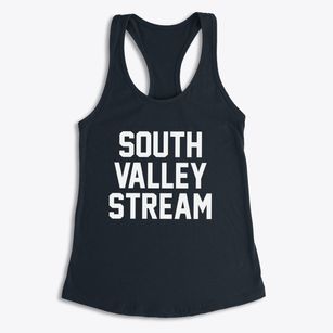 South Valley Stream New York Classic Block Women's Racerback Tank