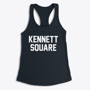 Kennett Square Pennsylvania Classic Block Women's Racerback Tank