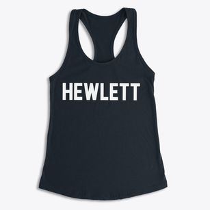 Hewlett New York Classic Block Women's Racerback Tank